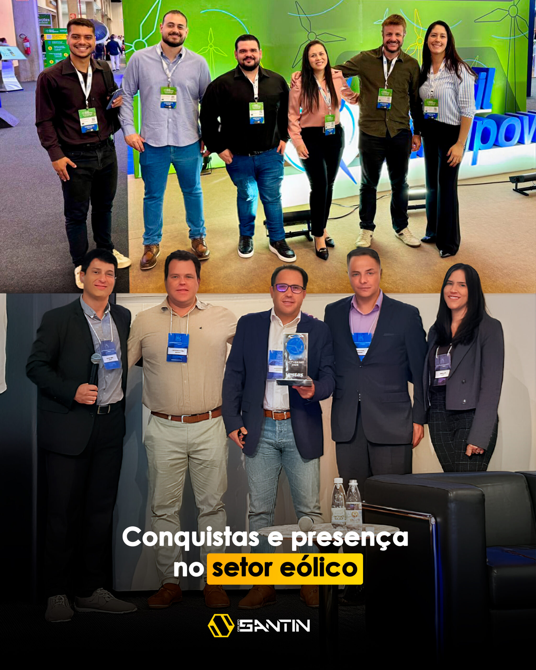 Grupo Santin recebe reconhecimento da Vestas e marca presença no Brazil Wind Power