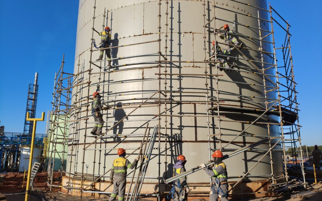 36 tanques industriais fornecidos para o Projeto H+ da LWART em Lençóis Paulista (SP)